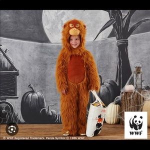 Pottery barn kids WWF Orangutan costume